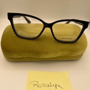 Gucci Women's Black Cat-Eye Glasses